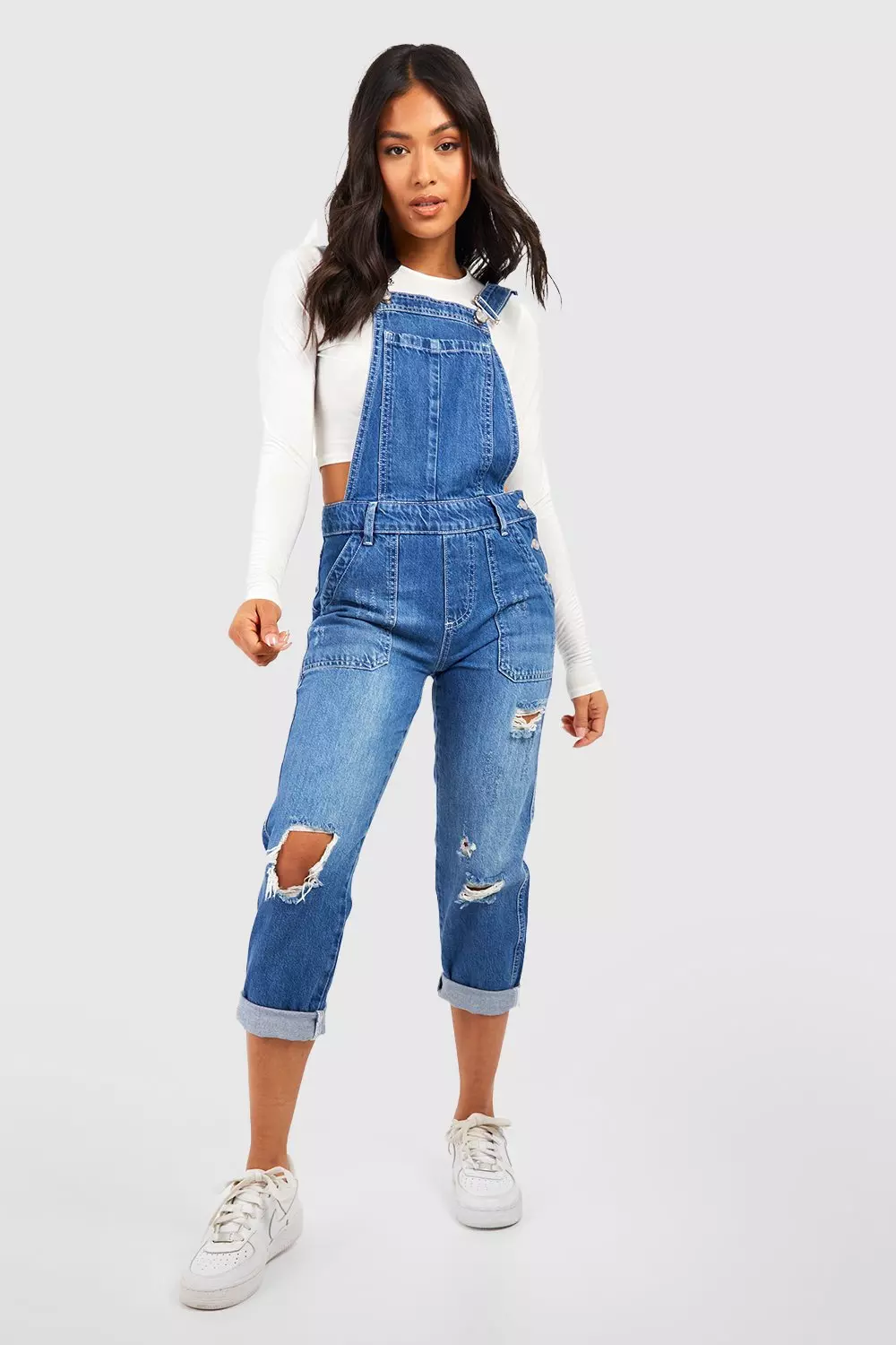 Ladies 2024 petite dungarees